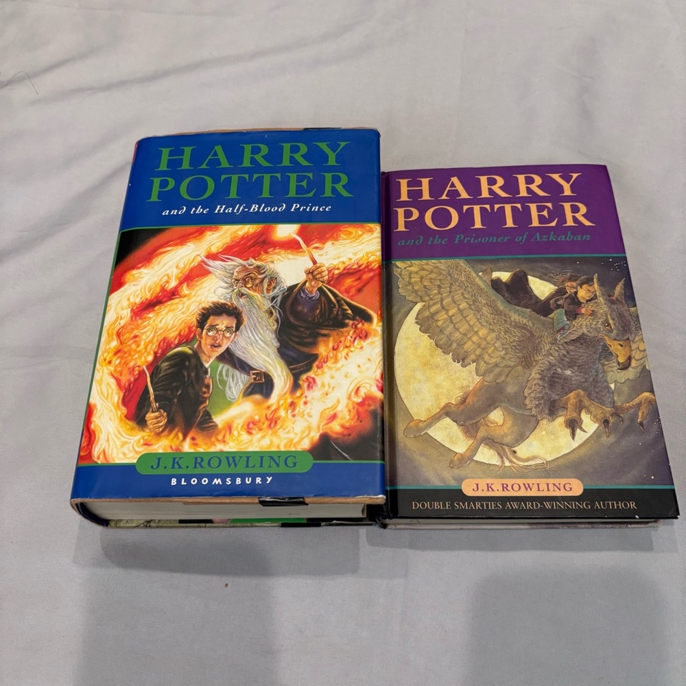 Harry Potter UK Bloomsbury Lot Of 5 Books Chamber Azkaban Goblet Prince - Picture 4 of 8
